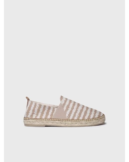 Toni Pons Natural Striped Sailor Espadrilles for men