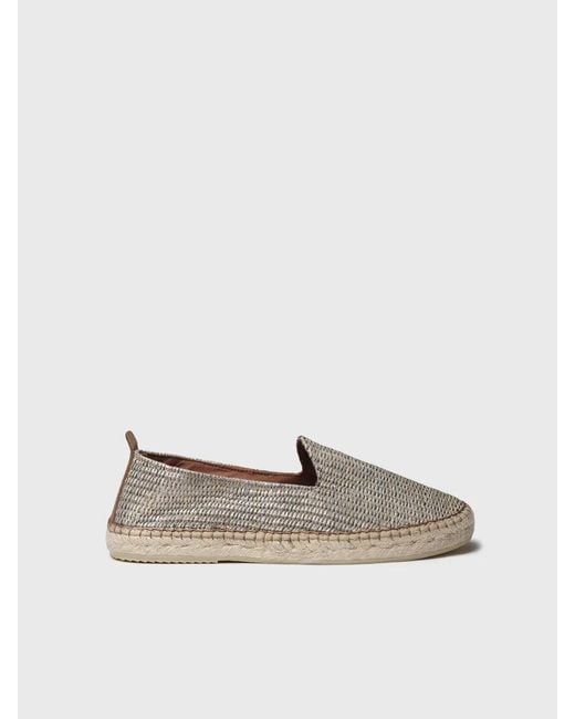 Toni Pons White Closed Espadrille for men