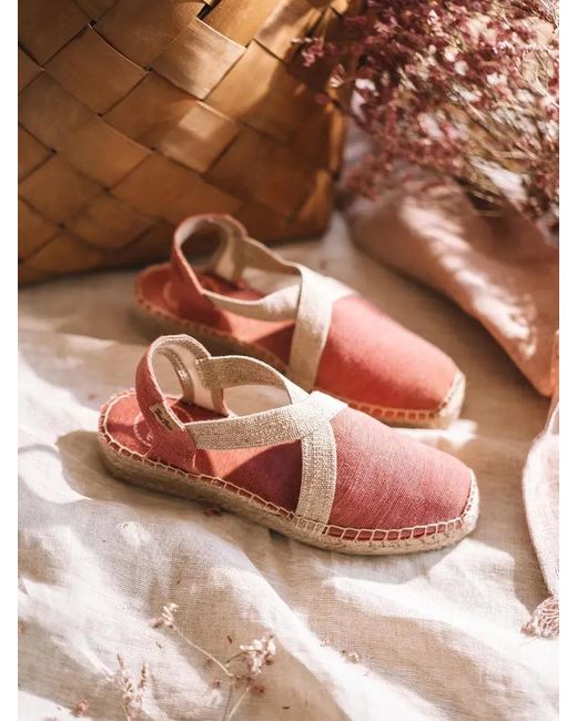 Toni Pons Brown Flat Vegan Espadrilles
