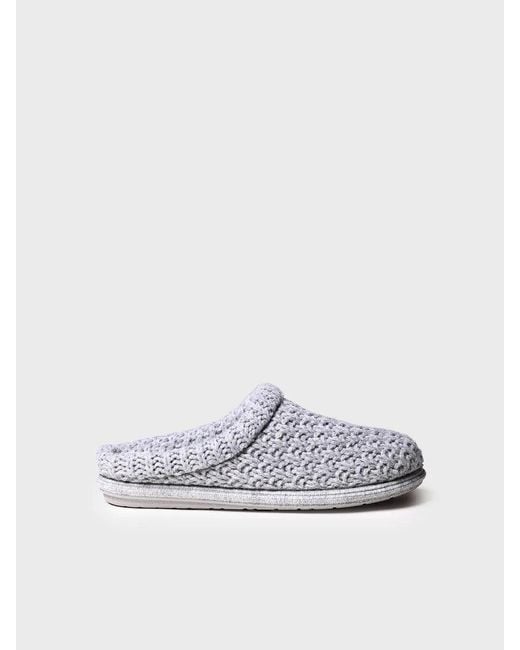 Toni Pons White Slippers