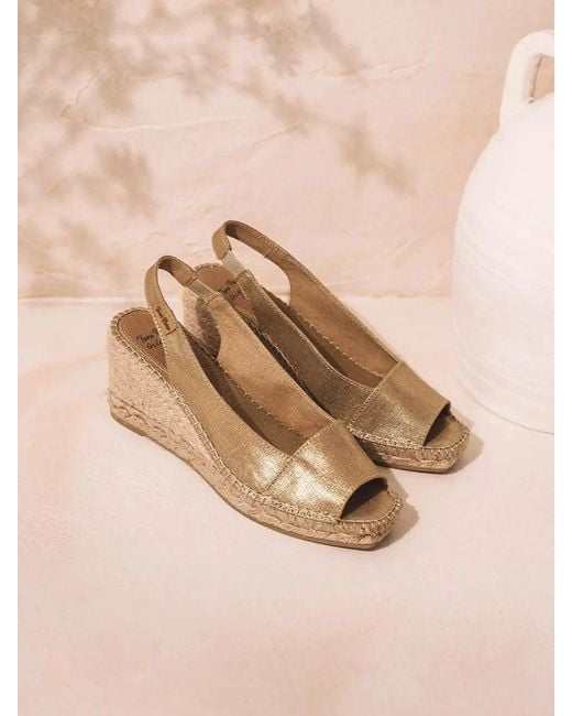 Toni Pons Natural Wedge Espadrille
