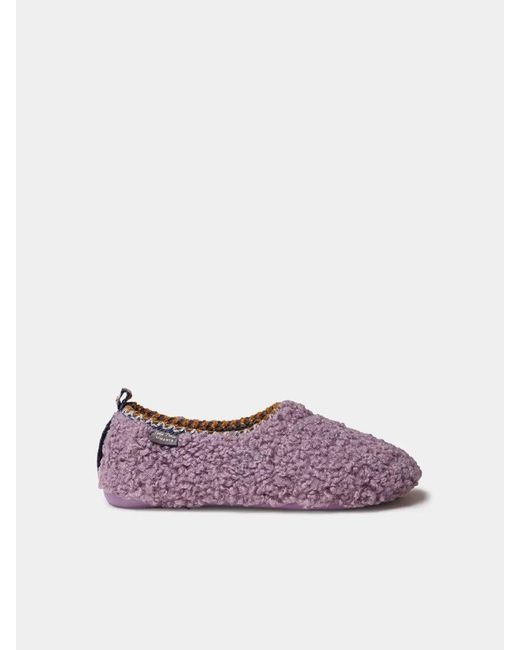 Toni Pons Purple Babouche-Style Slipper