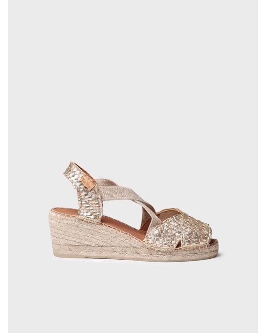 Toni Pons Natural Open Espadrille For