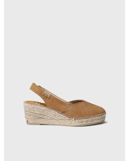 Toni Pons White Closed Wedge Espadrilles