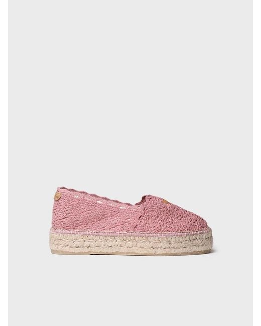 Toni Pons Pink Flat Espadrilles For