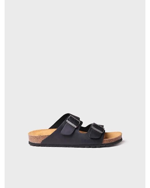Toni Pons Black Sandal With Buckle for men