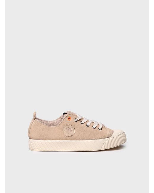 Toni Pons Natural Suede Sneaker