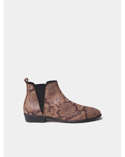 Toni Pons Brown Leather Ankle Boot