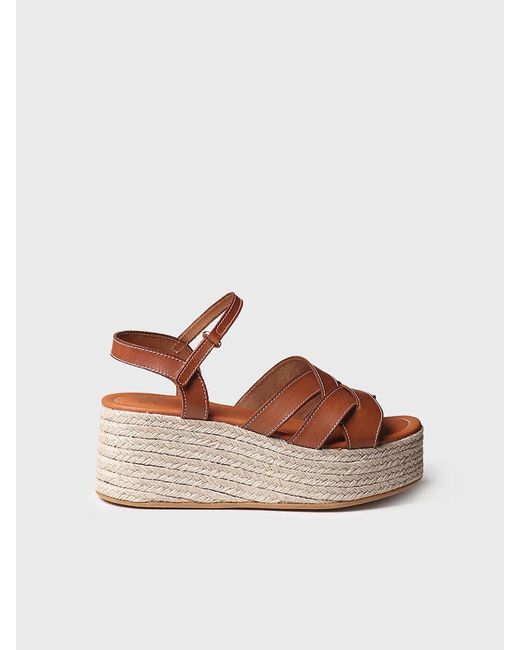 Toni Pons Brown Platform Sandal