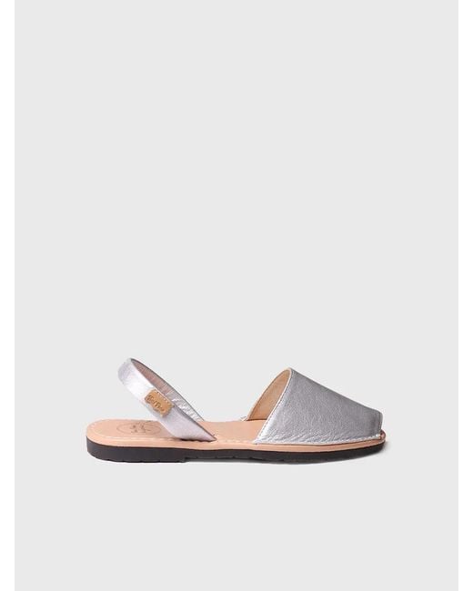 Toni Pons White Classic Menorquine Sandals