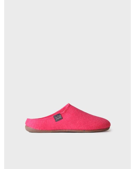 Toni Pons Pink Clog-Style Slipper Made From Recycled Felt
