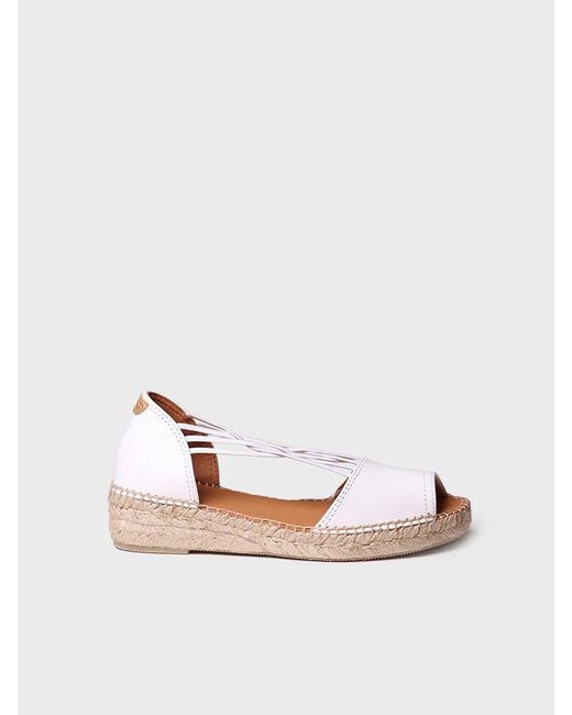 Toni Pons Pink Leather Sandal With Elastics