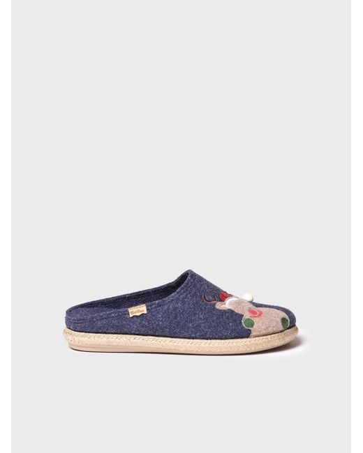 Toni Pons Blue Slipper for men