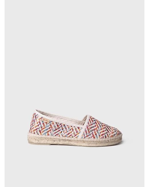 Toni Pons Pink Raffia Espadrille Flat Espadrilles