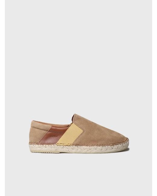 Toni Pons White Suede Espadrille With Elastics for men