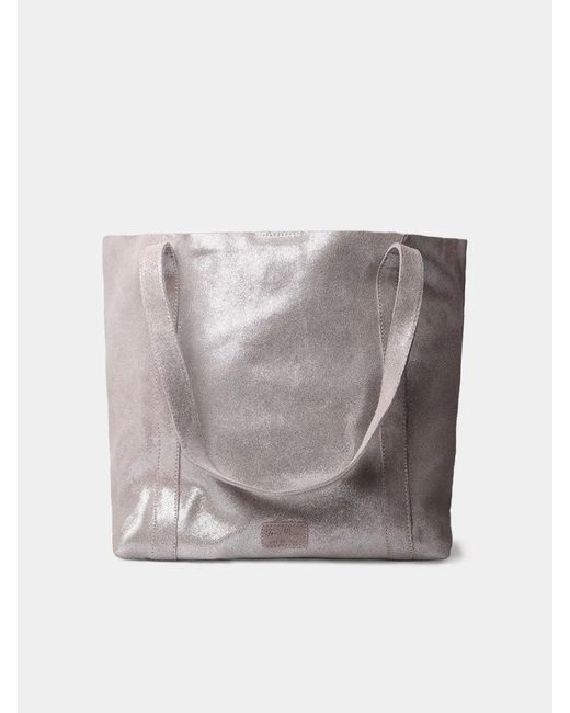 Toni Pons Gray Metallic Bag