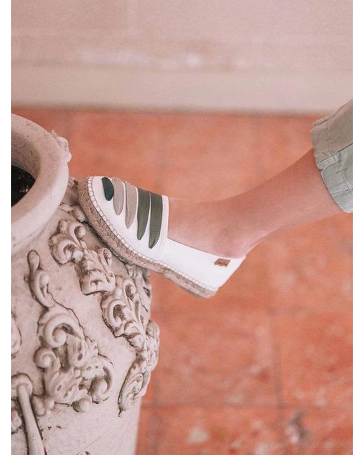Toni Pons Brown Flat Espadrille With Ribbons