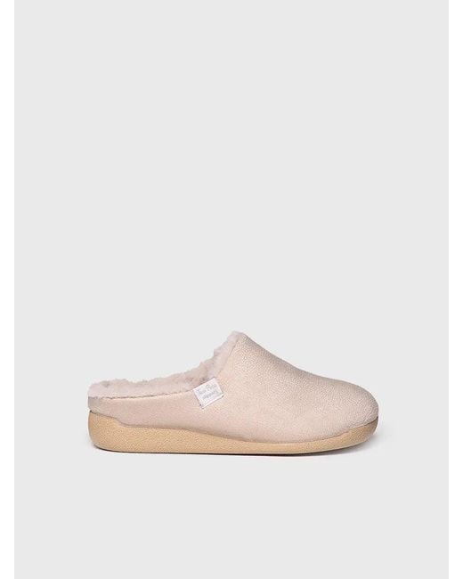 Toni Pons Pink Clog-Style Slipper