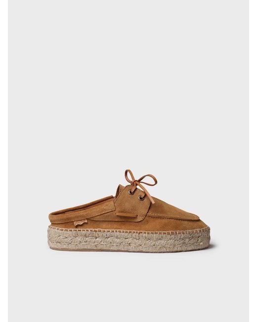 Toni Pons Brown Slingback Espadrille