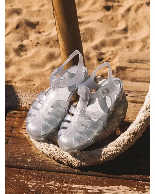 Toni Pons Metallic Waterproof Jelly Sandals With Glitter