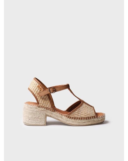 Toni Pons Natural Low-Heel Espadrilles