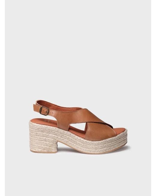 Toni Pons Pink Espadrille With Wide Heel