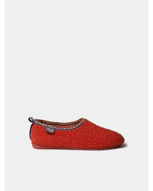 Toni Pons Red Babouche-Style Slipper