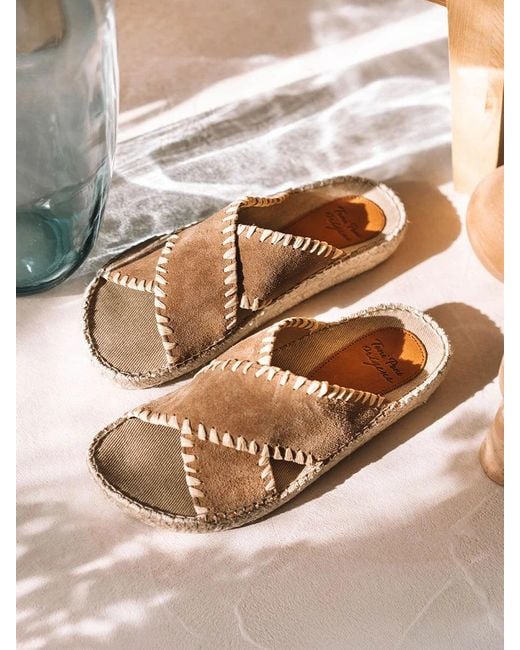 Toni Pons Natural Flat Bio-Style Sandals For