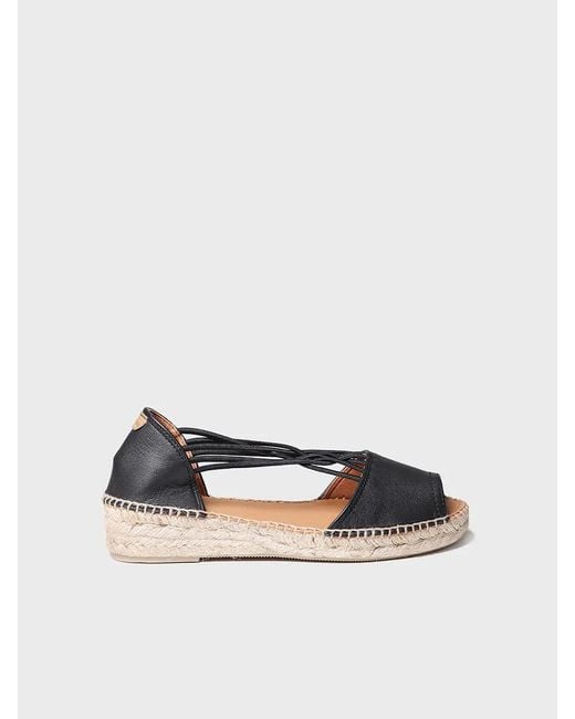 Toni Pons Multicolor Leather Sandal With Elastic Straps