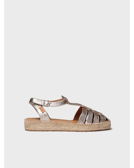 Toni Pons Multicolor Espadrilles With Snakeskin Finish