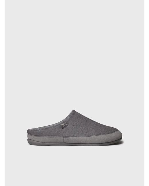 Toni Pons White Clog-Style House Slipper for men