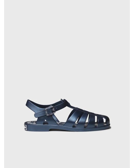 Toni Pons Blue Jelly Fisherman Sandals With Buckle Fastening