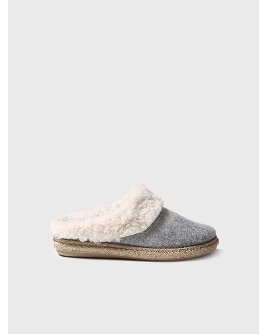 Toni Pons White Slippers
