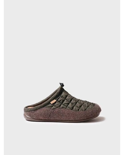 Toni Pons Brown Clog-Style Slippers for men