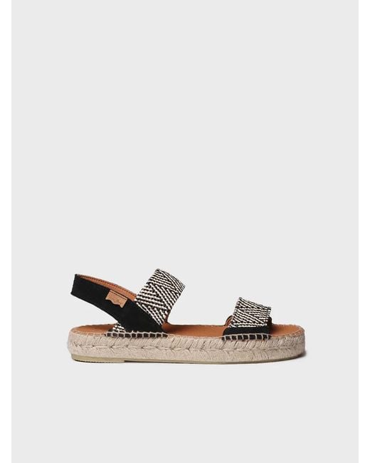Toni Pons Multicolor Bicolour Espadrilles With Wide Elastic Straps