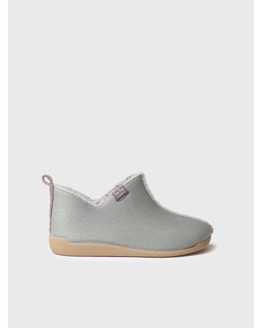 Toni Pons Gray High-Cut Slipper