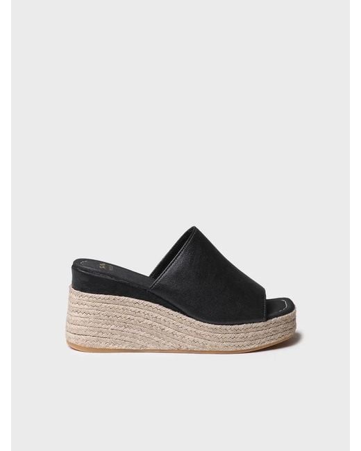 Toni Pons Black Backless Espadrille