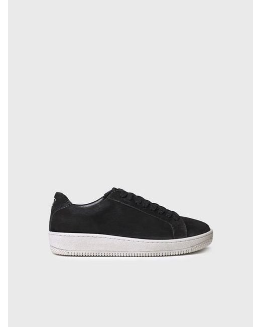 Toni Pons Black Leather Sneakers