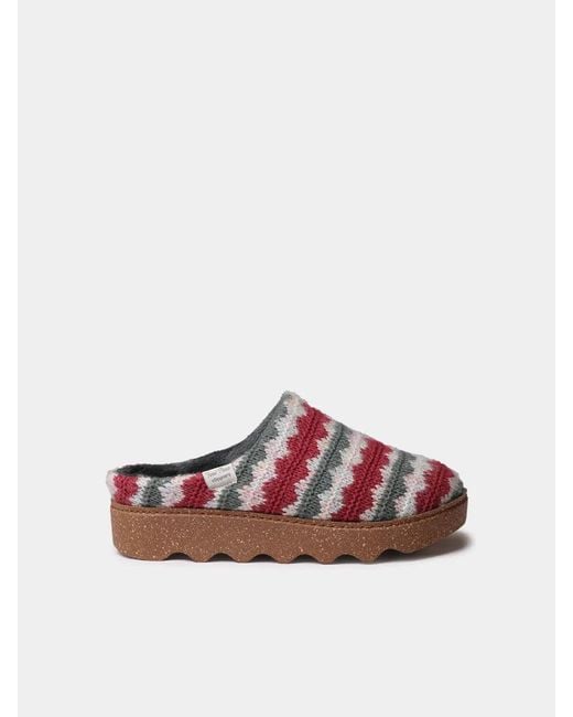 Toni Pons Green Multicoloured Clog With Platform