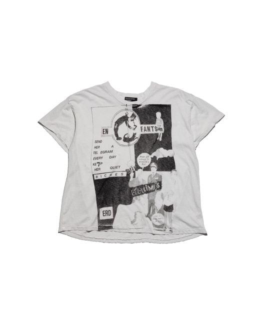 Enfants Riches Deprimes Gray Keep Her Quiet T-Shirt for men