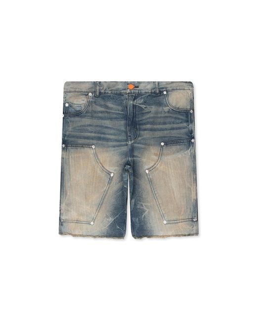 HELLSTAR Blue Carpenter Jorts for men