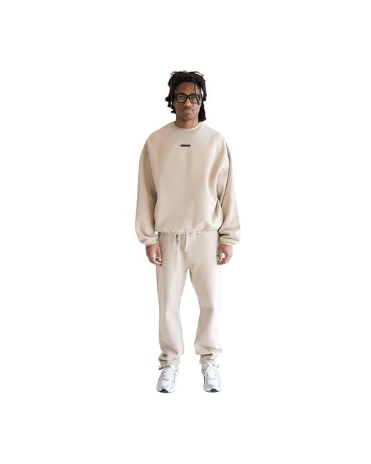 Fear Of God Gray Relaxed Fleece Sweatpants for men
