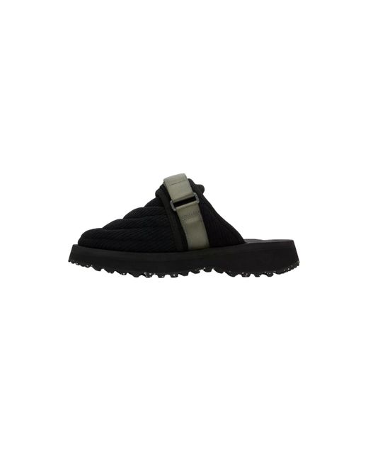 Suicoke Black Zavo-Shellab Slip-On Loafers