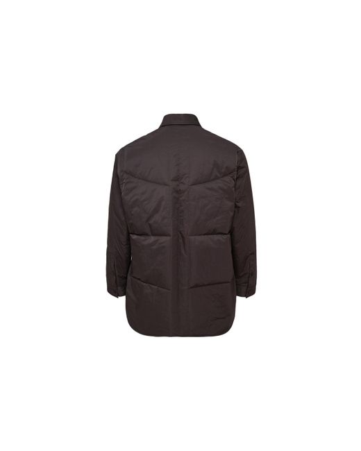 Yohji Yamamoto Black Y Letter Padded Blouse for men