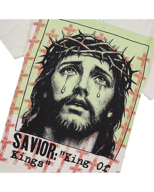 HELLSTAR White Jesus T-Shirt for men