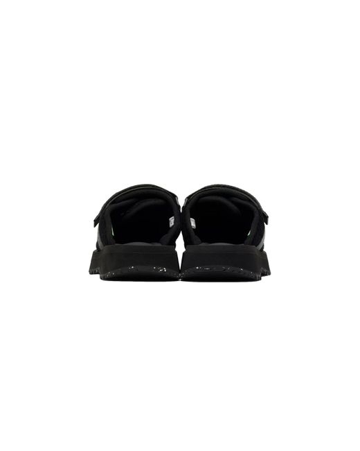 Suicoke Black Zavo-Shellab Slip-On Loafers