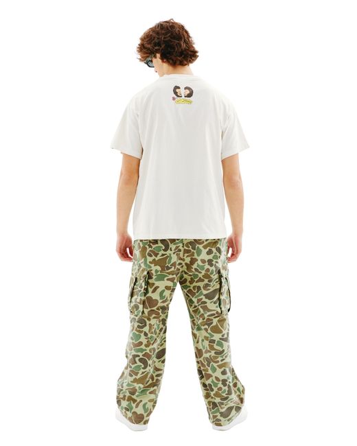 Saint Michael Bape Heaven & Hell T-shirt in White for Men | Lyst