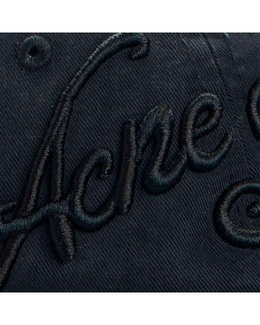 Acne Blue Woven Hat