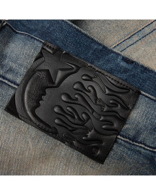 HELLSTAR Blue Carpenter Jorts for men