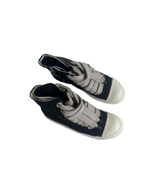 Rick Owens Black Jumbolace Sneakers